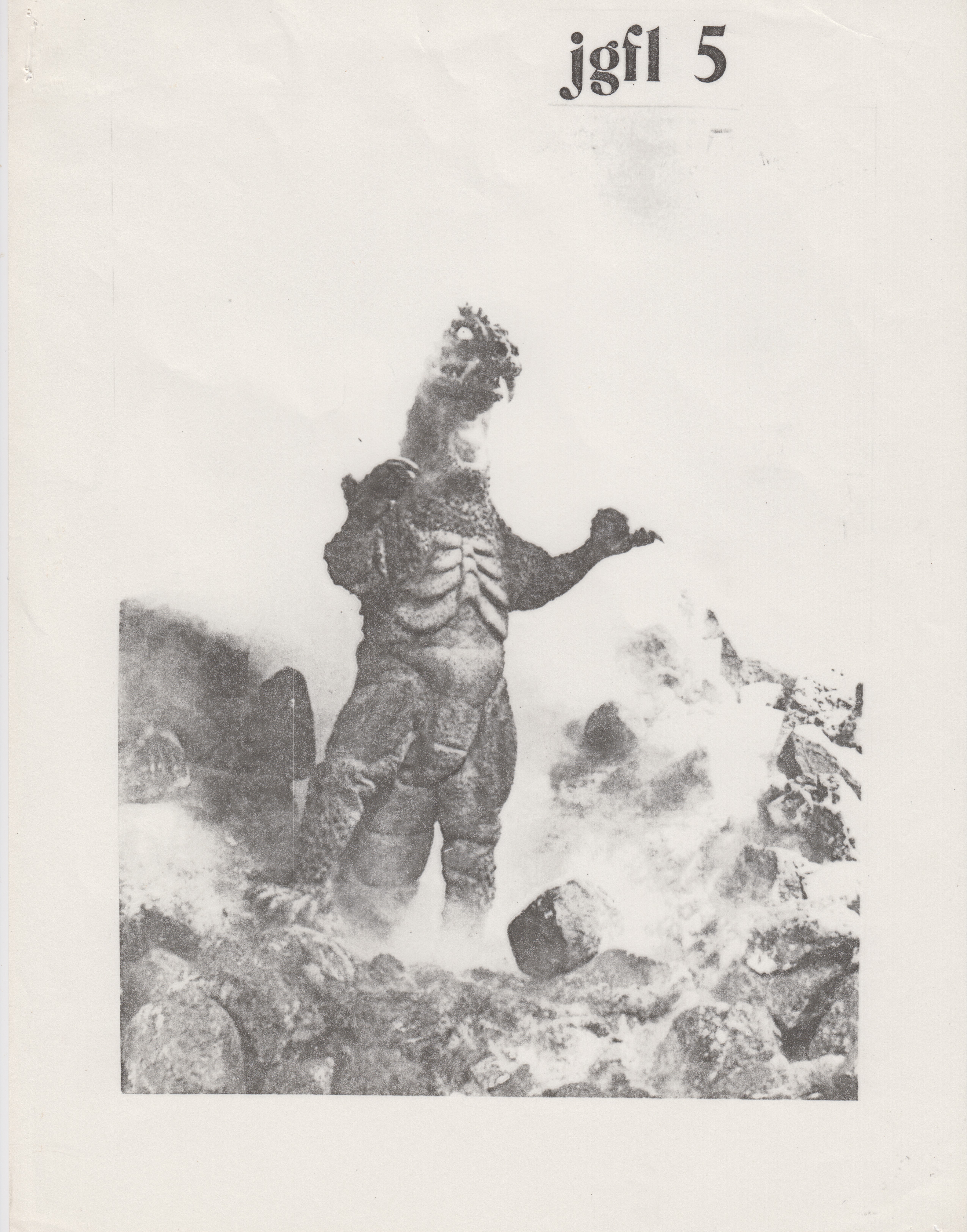 Japanese Giants Fan Letter Issue 5 cover