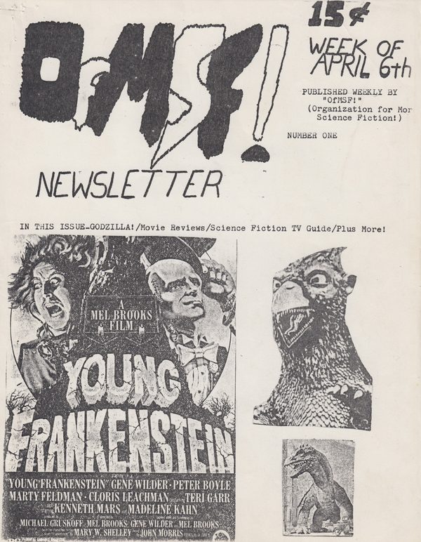 OfMSF Newsletter Issue 1 cover